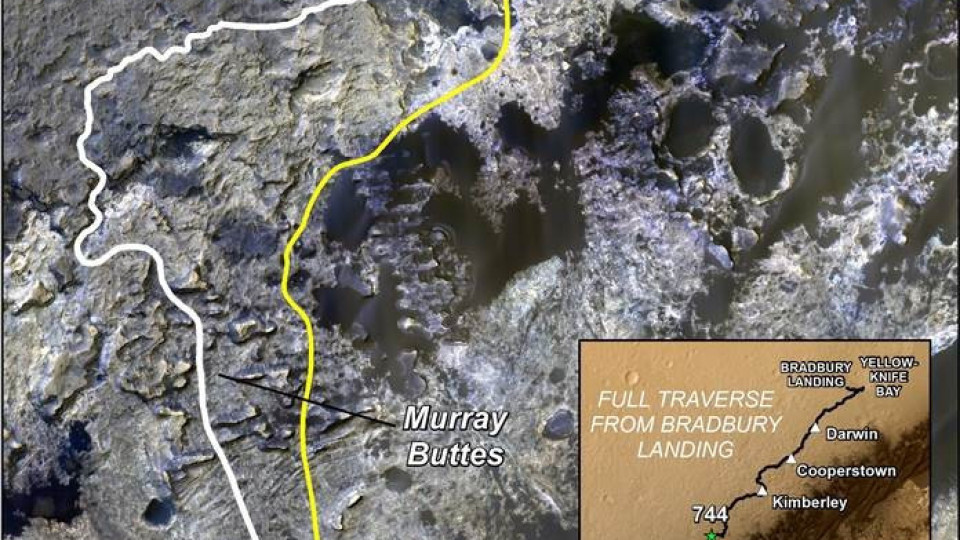 US-марсоходът Curiosity достигна главната си цел на Червената планета | StandartNews.com