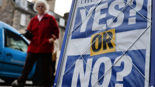 48% за и 52% против независимостта на Шотландия