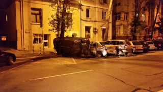 СНИМКИ: Верижна катастрофа с 5 автомобила в столицата