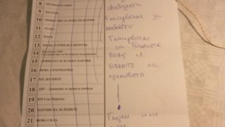 Около 8% в Старозагорско са гласували протестно