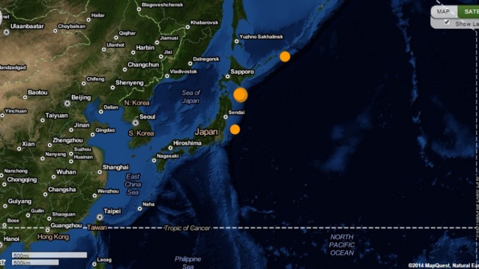 6.3 по Рихтер удари североизточна Япония | StandartNews.com