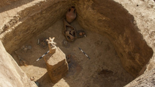 Жреци съпрузи погребани в Свещари