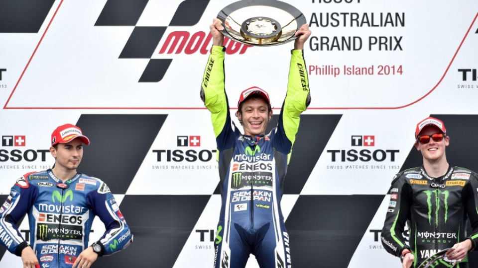 Валентино Роси спечели Гран при на Австралия в MotoGP | StandartNews.com