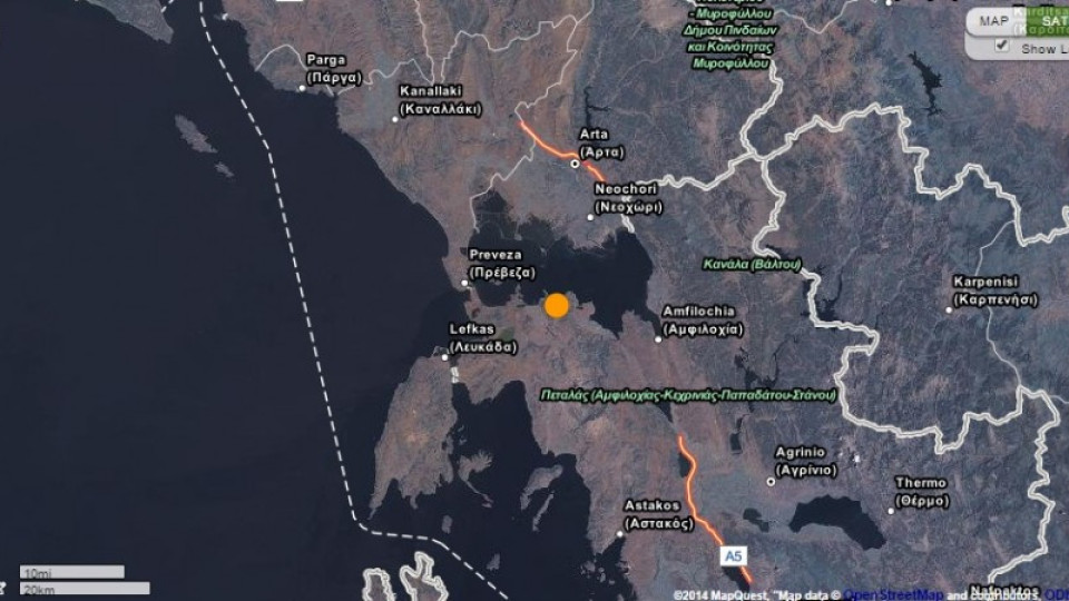 Земетресение от 5.1 по Рихтер събуди Северна Гърция | StandartNews.com