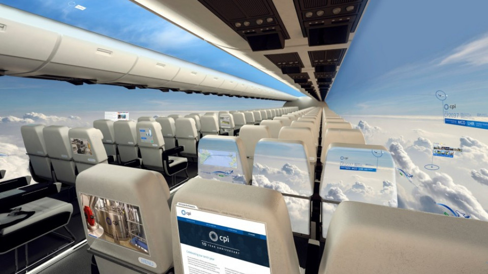 Без прозорци в самолета на бъдещето | StandartNews.com