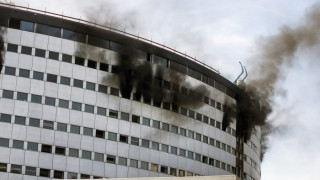 Френското радио замлъкна заради голям пожар