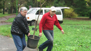 Доброволци от германска компания освежават старозагорски курорт