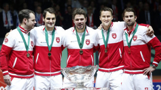 Отборът на Швейцария с първа победа на "Купа Дейвис"
