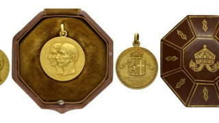 Продават на търг сватбен медал на цар Борис III и царица Йоана