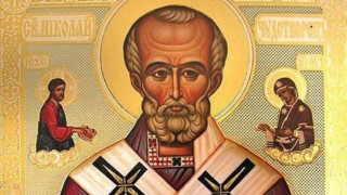Свети Николай сразява ересите