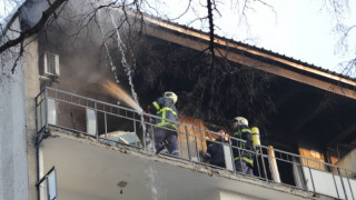 Газова бутилка избухна и опожари апартамент в Шумен