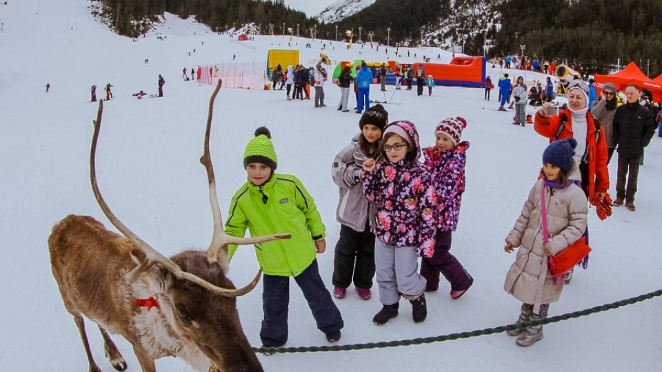 Северен елен радва децата в Банско  | StandartNews.com