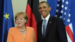 Меркел отива при Обама