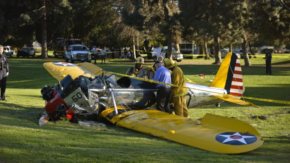 Харисън Форд разби самолет, в болница е (ВИДЕО) | StandartNews.com