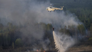 Огнена стихия на 5 км от Чернобил (ОБЗОР)