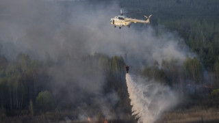 Угасиха напълно пожара край Чернобил