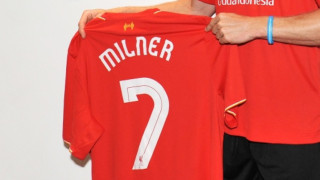 "Ливърпул" представи Милнър, той взе номер 7