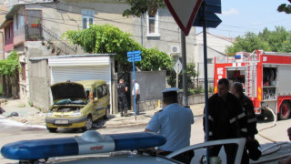 Зрелищна катастрофа в центъра на Русе
