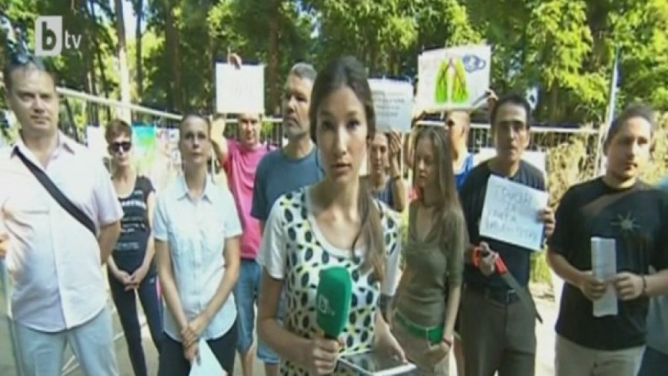 Протестиращи: Изсякоха 50 дървета от гората заради зоопарка в Пловдив | StandartNews.com