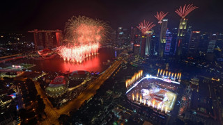 Сингапур чества 50 години независимост