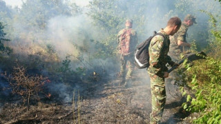 Армията изразходила над 300 000 лева за борба с пожарите 