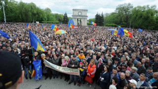 Анти-правителствен протест се състоя в Молдова
