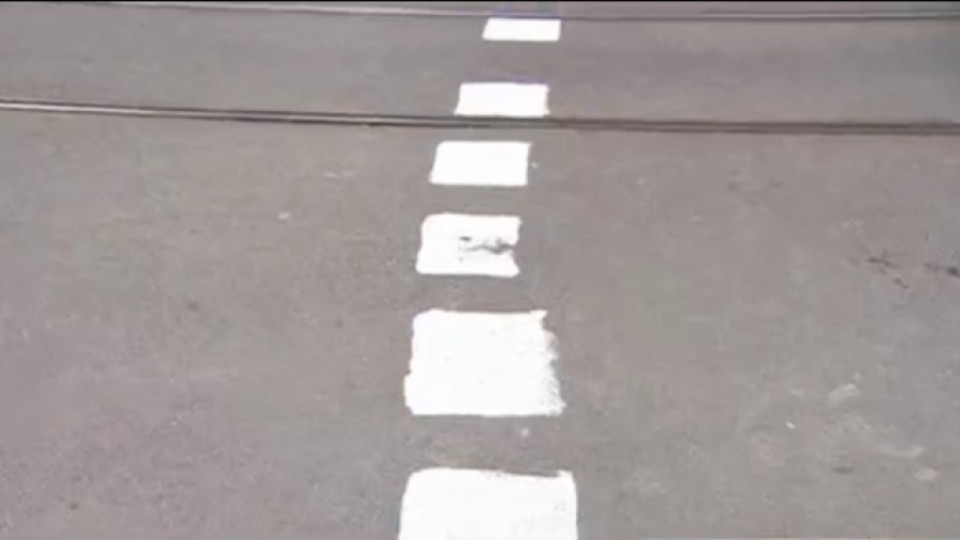 Работници "нарисуваха" пешеходна пътека в столицата | StandartNews.com