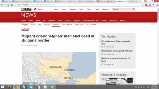 Отзвук в световните медии: Първи фатален случай на стрелба срещу мигранти
