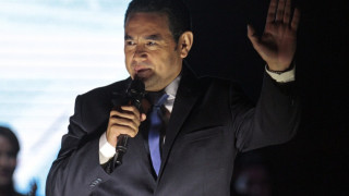 Комик без опит стана президент на Гватемала
