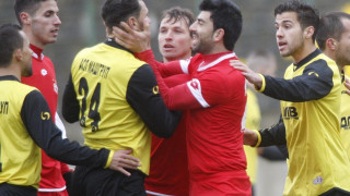 Агитката на ЦСКА вилня в Перник