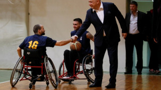 Кралев: Ще закупим спортни колички за баскетболистите с увреждания