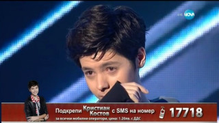 Прах в гърлото на Дара и сълзи от Крис в X Factor (ВИДЕА)