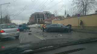 Зверска катастрофа на "Симеоновско шосе" в столицата