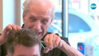104-годишен фризьор подстригва в САЩ