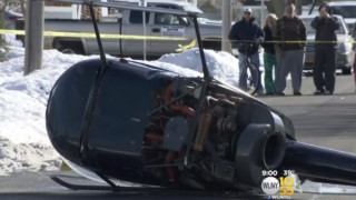 Хеликоптер падна насред улица в Ню Йорк (ВИДЕО)