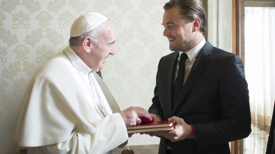 Лео ди Каприо се срещна с папата | StandartNews.com
