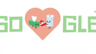 Google със специален дудъл за Св. Валентин