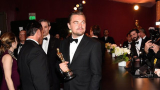 Лео си забрави "Оскара" в ресторант