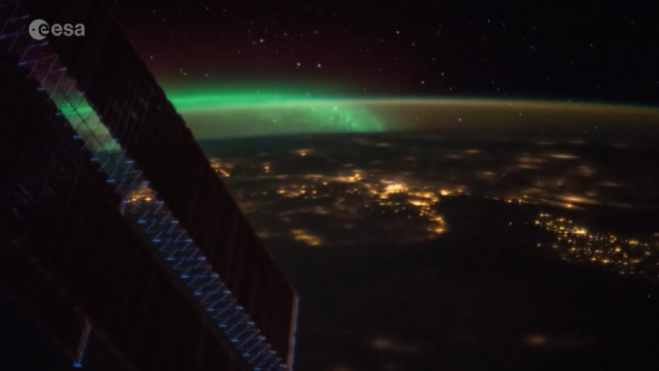Северното сияние, заснето от Космоса (ВИДЕО) | StandartNews.com