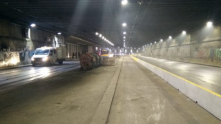 Тунелът под НДК вече с вентилация