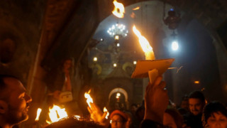 Благодатният огън слезе в Йерусалим