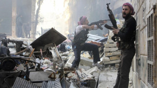 Огънят в Алепо спря