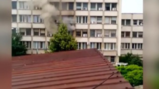 Потушиха пожар в сградата на кюстендилската полиция