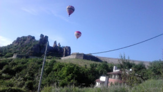 Туристи на балони над дунавската крайгранична зона