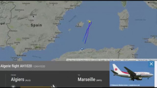 Алжирски самолет изчезна на път за Марсилия (ОБНОВЕНА)