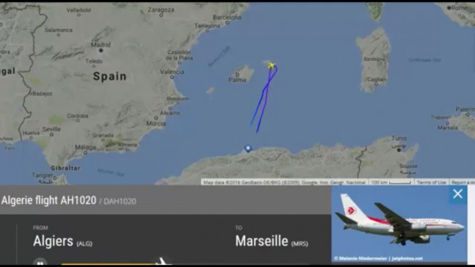Алжирски самолет изчезна на път за Марсилия (ОБНОВЕНА) | StandartNews.com