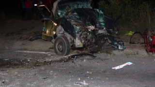 Тежка катастрофа на пътя София-Бургас