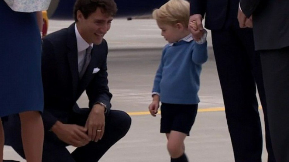 Принц Джордж отказа да поздрави канадския премиер (ВИДЕО) | StandartNews.com
