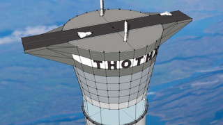 20-километрова надуваема кула - трамплин за Космоса