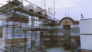 Базиликата в Плиска се сдоби с арки
